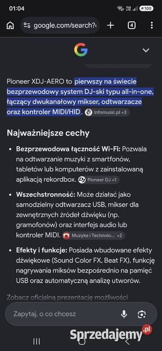 Pioneer Xdj aero Chełm