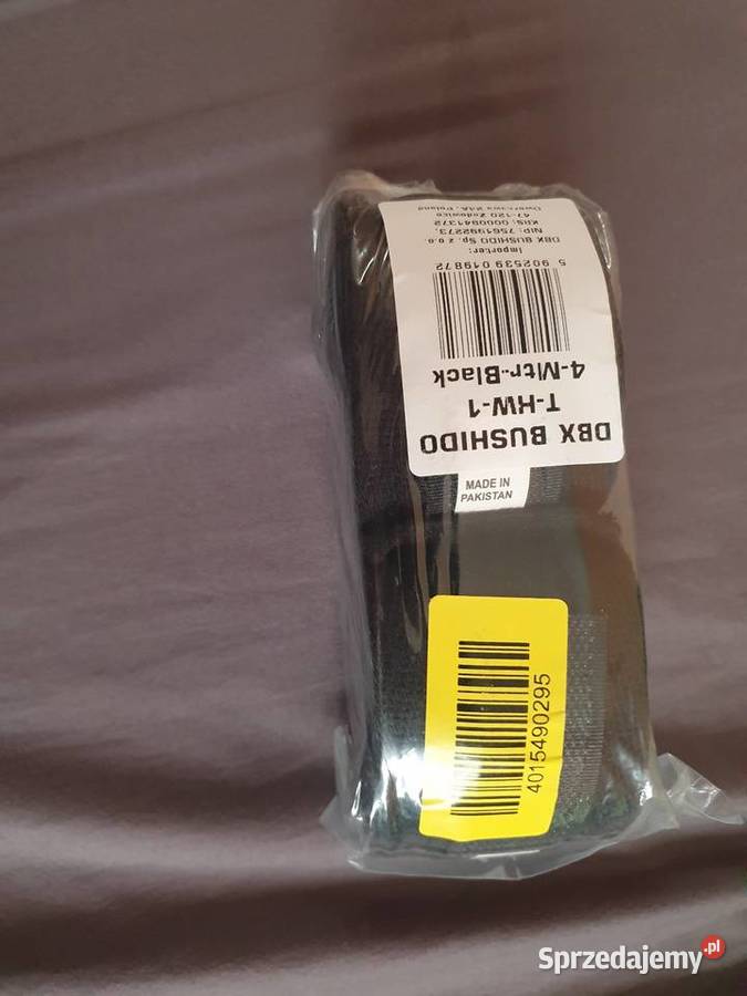 Owijki bokserskie DBX BUSHIDO czarne 4m Kładno