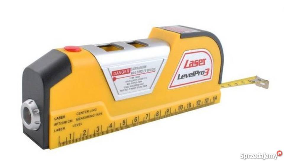Poziomica laserowa z miarką Zamość sprzedam