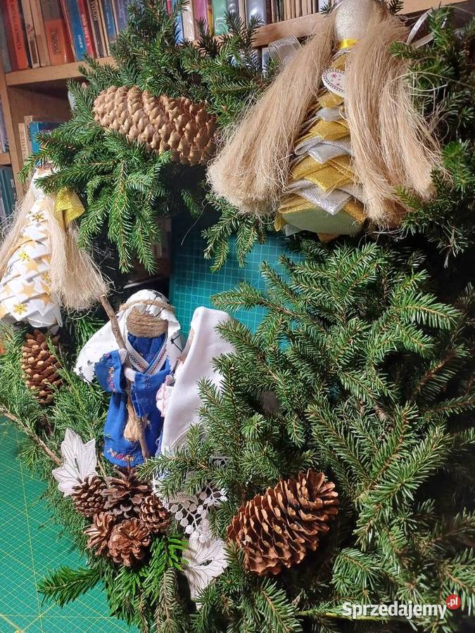 Wianek 50 święta Rodzina Boże Narodzenie Rękodzieło