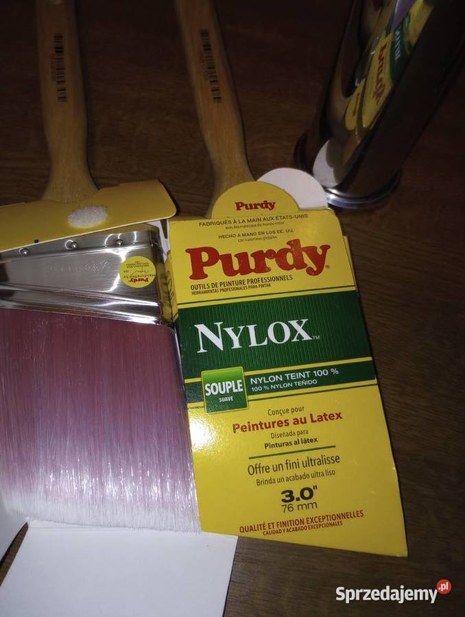 Pędzel Purdy Nylox Glide USA 3O 76 mm sprzedam