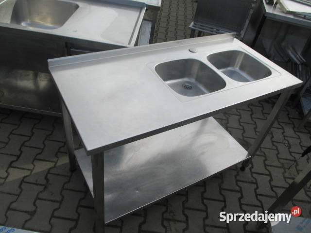 Zlew Gastronomiczny 2 Komorowy Z Półką 1306085