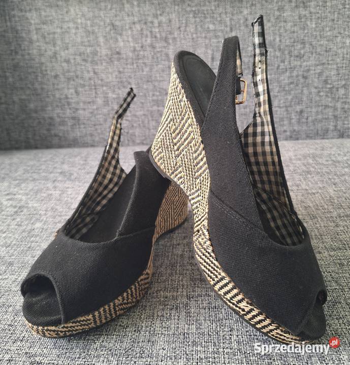 Espadryle sandały na koturnie r37 Darłowo