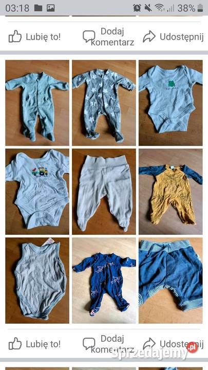 Mega Paka chłopaka rozmiary 5662 aż 72 sztuki mazowieckie Warszawa