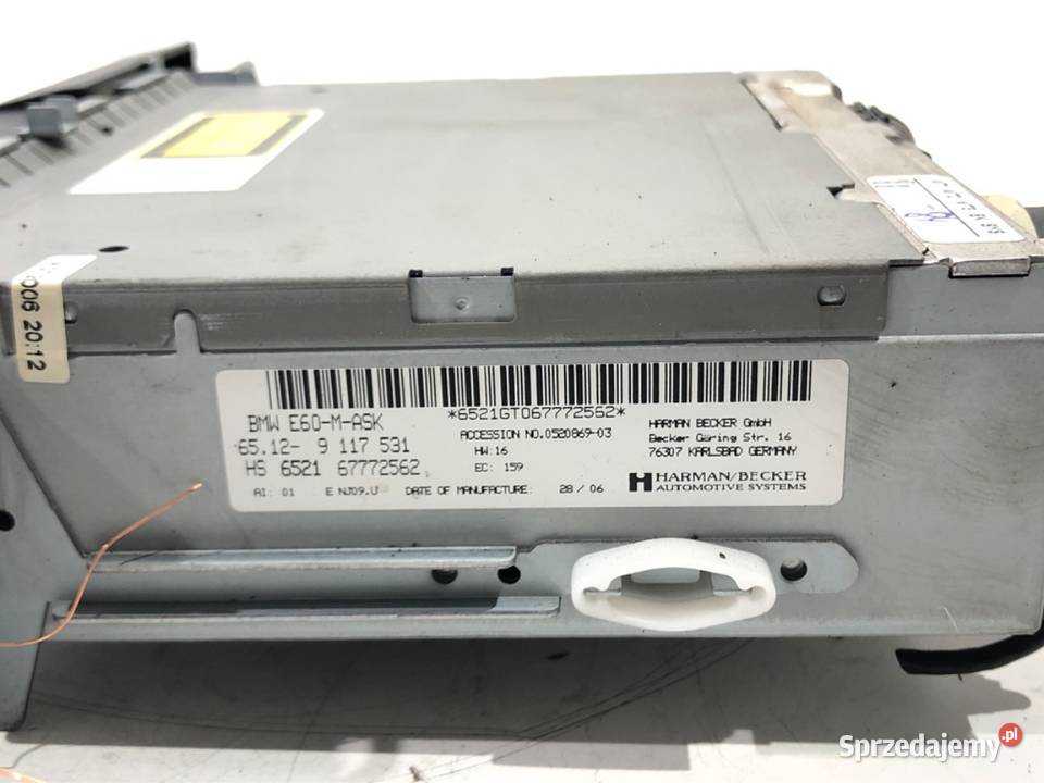 RADIO NAWIGACJA BMW E60 9117531 0310 ODTWARZACZ