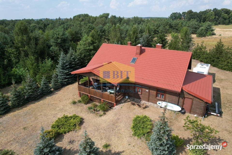 Zadbany dom całoroczny jeziorem Lubie 5137m2 Lubieszewo