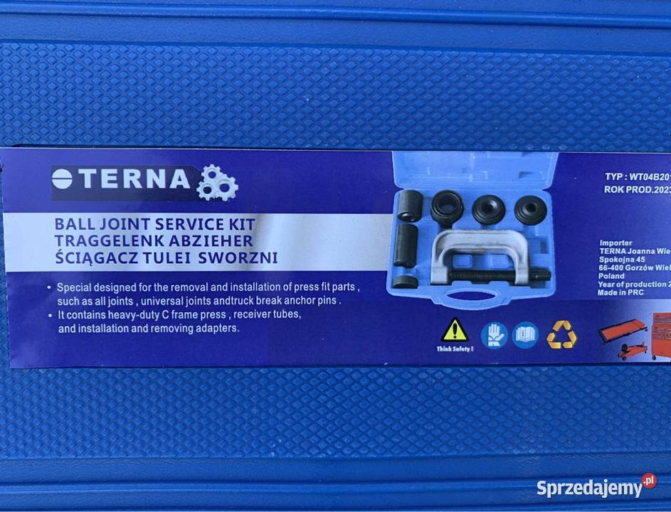 Ściągacz prasa do wymiany dolnych sworzni Narzędzia do wahaczy i tulei Warszawa