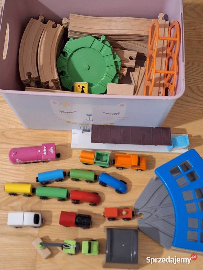 Kolejka drewniana kilka zestawów Kraków