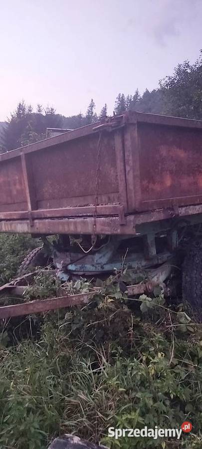 Przyczepa wywrotka Sanok d44 zapasowy siłownik Przyczepy rolnicze dolnośląskie Jawor