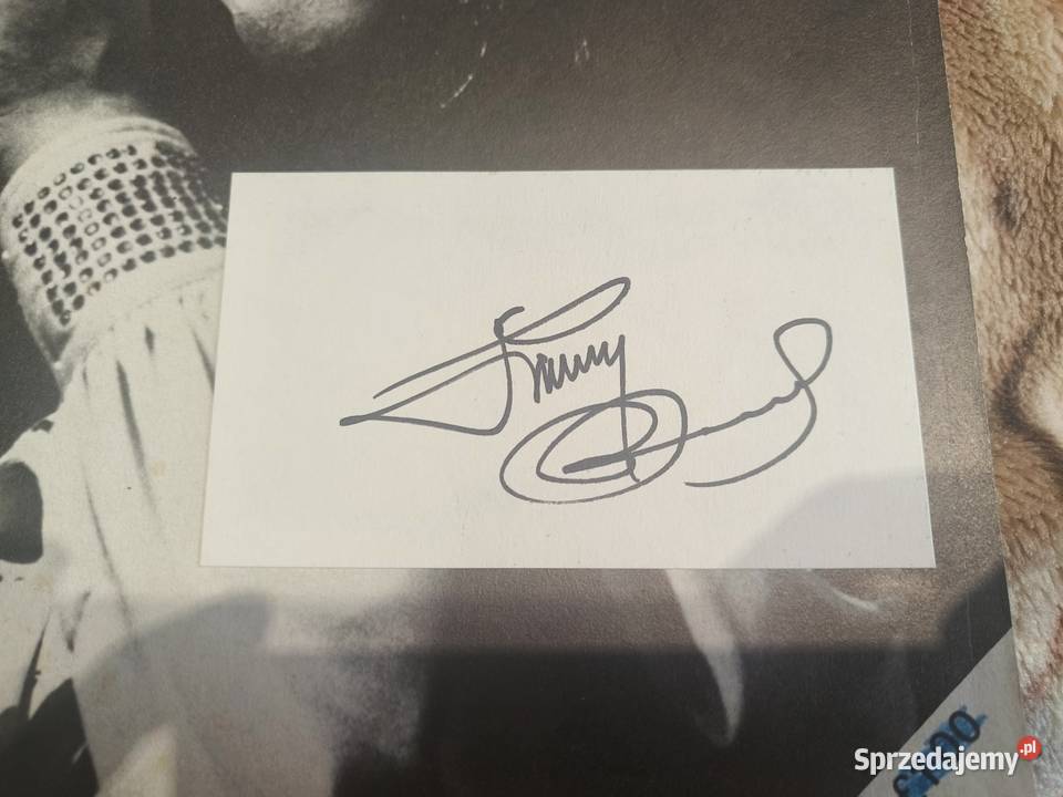 Sprzedam książke z autografem Jimmy Osmond Bytom