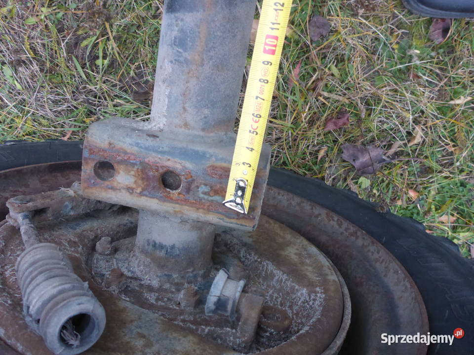 oś ośka fabryczna rolnicza 23x5 opony koła Radom