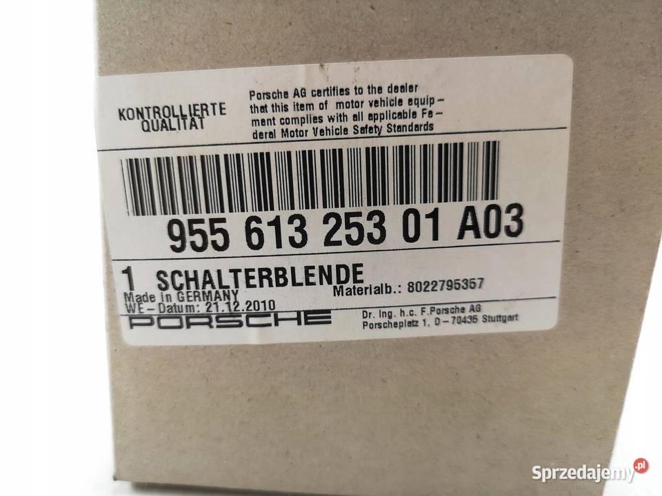 RAMKA PRZYCISKU SZYBY TYŁ PORSCHE CAYENNE 0308