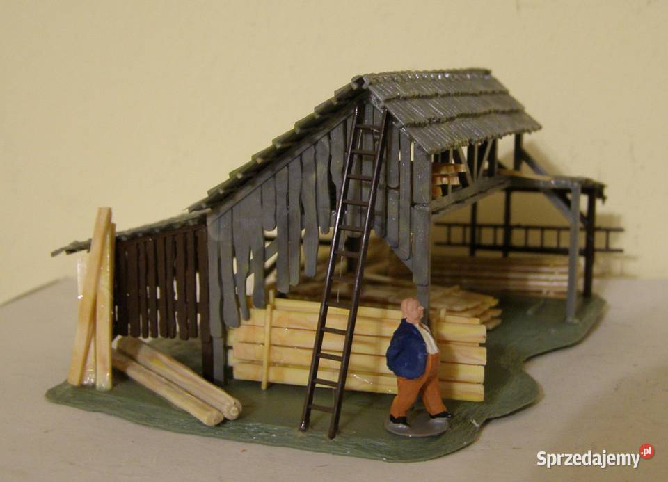 Domek na makietę 40 kolejka skala H0 Modelarstwo Łódź sprzedam