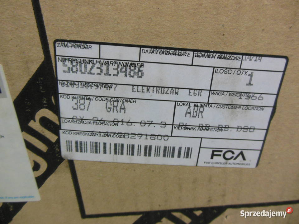 ZAWÓR EGR FIAT IVECO DAILY śląskie sprzedam