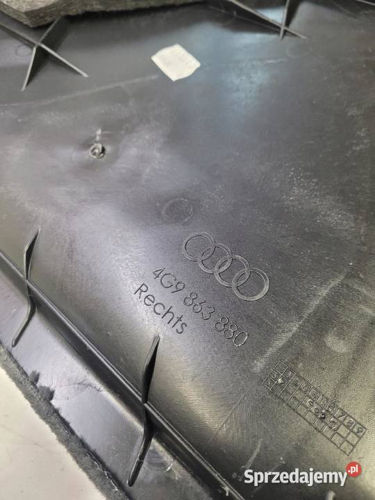 TAPICERKA BOCZEK BAGAŻNIKA AUDI A6 C7 4G9863880 Przystajń