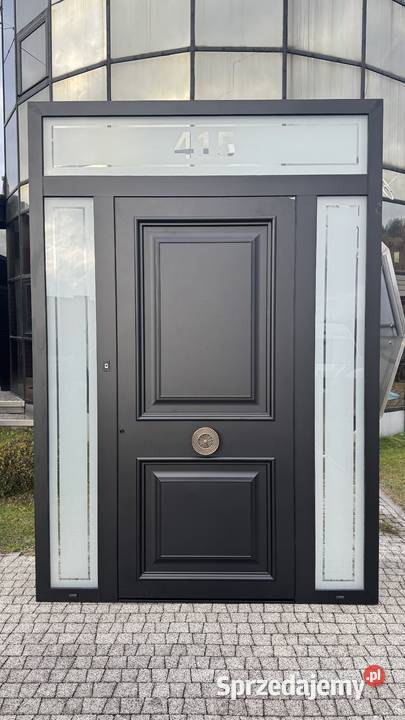 Aluminiowe drzwi wejściowe klasyczny design na Drzwi zewnętrzne Nowy Sącz sprzedam