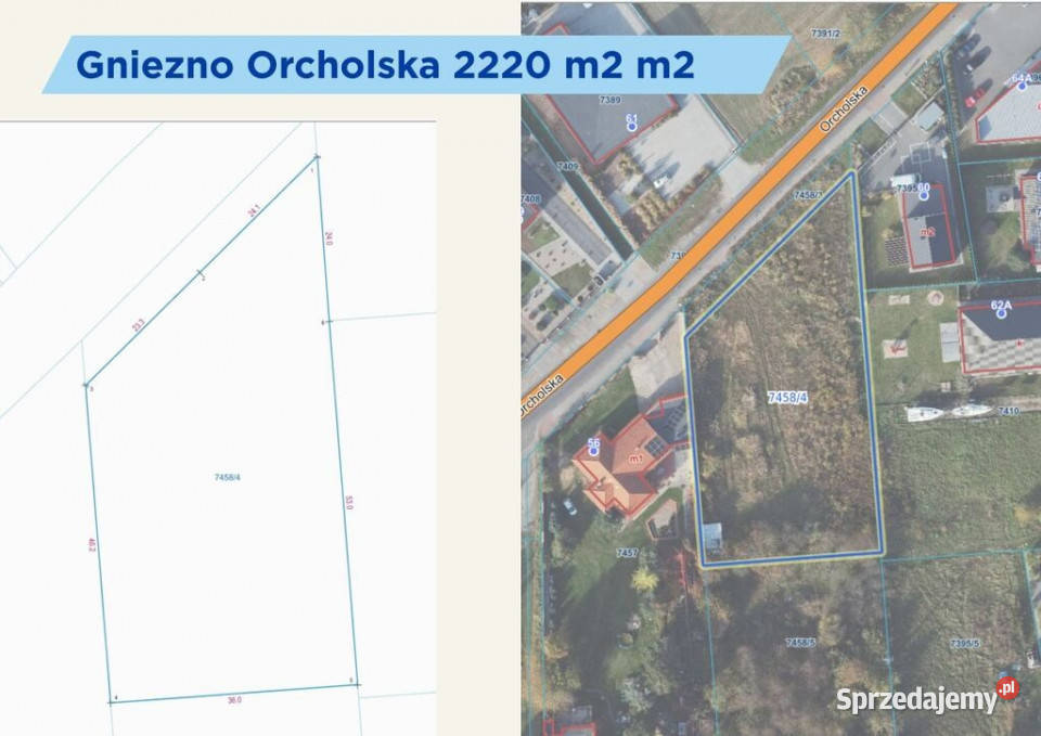 Gniezno Orcholska 2MNU pozwolenie na budowę 36m wielkopolskie