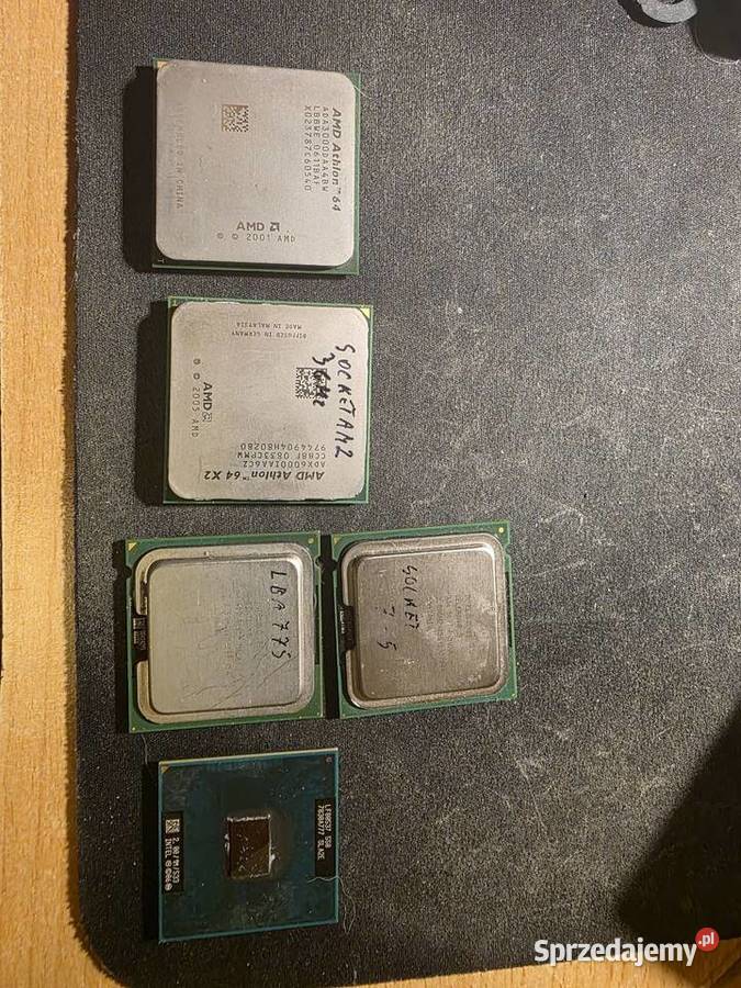 Procesory amd celeron pentium Łomża sprzedam