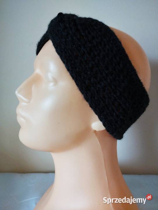 Opaska turbanik handmade ciemna oliwka Moda i Styl Olsztyn
