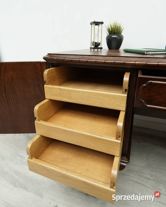 Stylowe biurko chippendale lata 40te renowacji Antyki, Sztuka, Kolekcje wielkopolskie