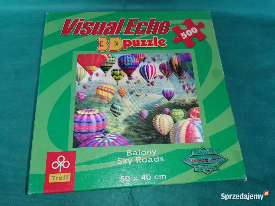 PUZZLE TREFL 3D500 BALONY PUZZLE trójwymiarowe łódzkie Łódź sprzedam