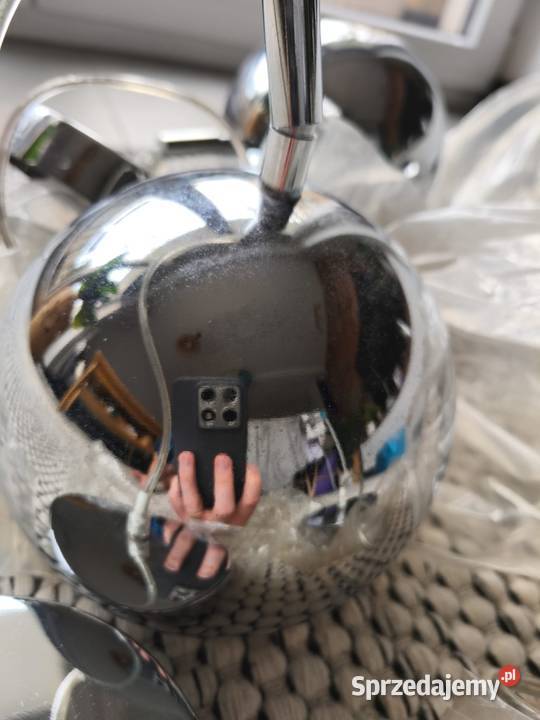 Lampa srebrna kula x3 Kraków