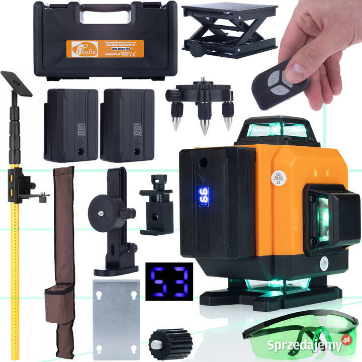 Poziomica Laserowa Rosfix Orange Tiger 16 Linii Ludźmierz