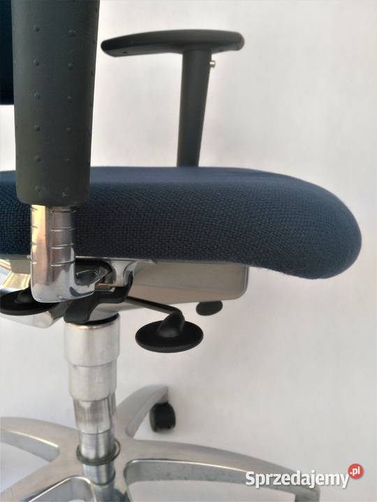 Krzesło biurowe obrotowe DRABERT granatowe Leszno