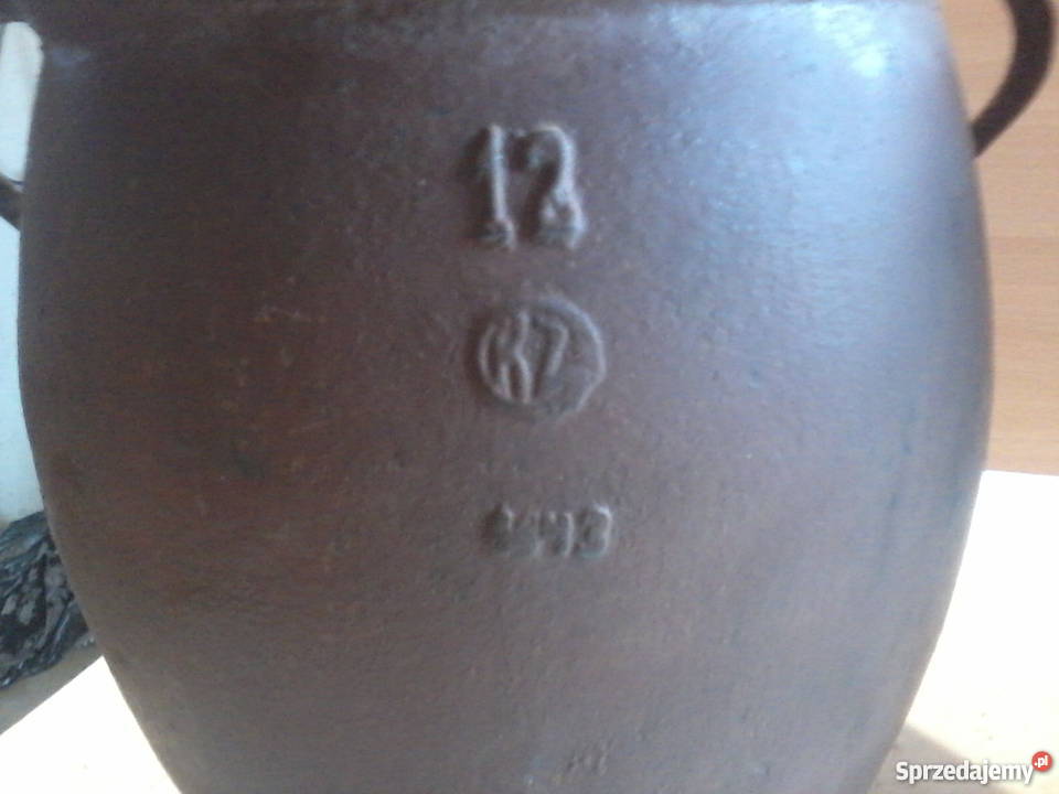 Stare żeliwne garnki Dulcza Wielka