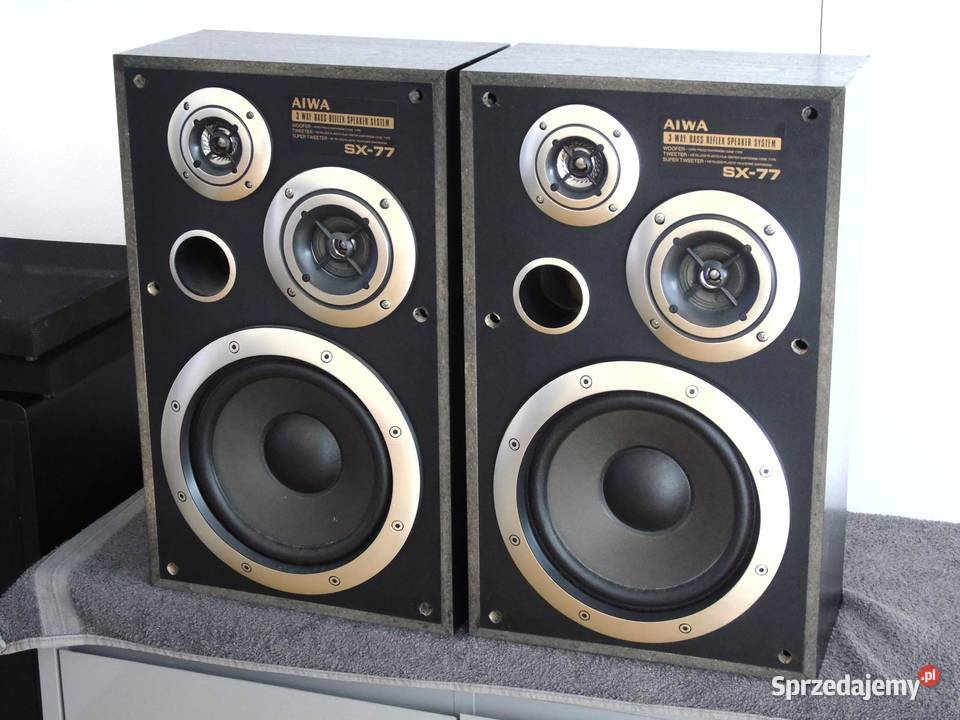Kolumny Aiwa SX77 świetne stereo WYSYŁKA podkarpackie Jasło sprzedam