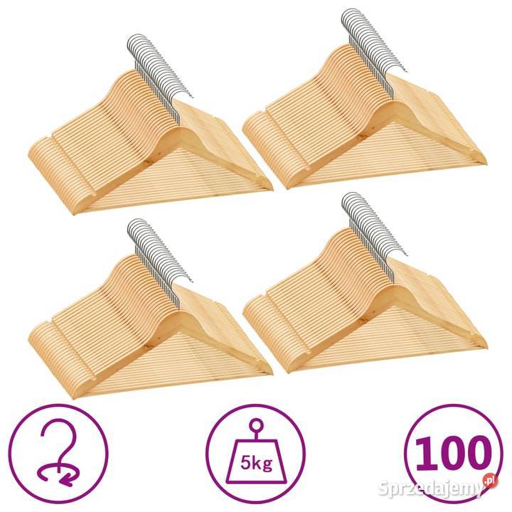 vidaXL 100 wieszaków na ubrania Warszawa