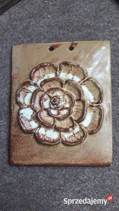 Kafel ceramiczny Artystyczny Róża rozeta Do Gdańsk