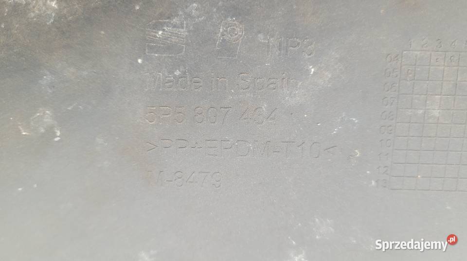 SEAT TOLEDO III SPOILER DOKŁADKA ZDERZAKA TYŁ osobowe Ruda Śląska sprzedam