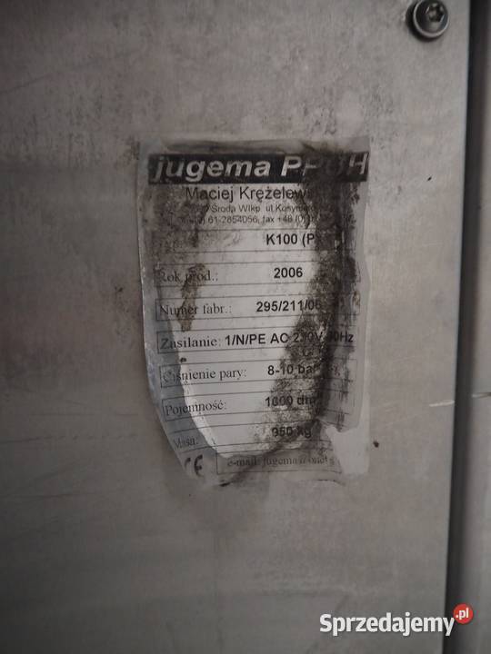 Jugema K100 Kocioł warzelny wielkopolskie