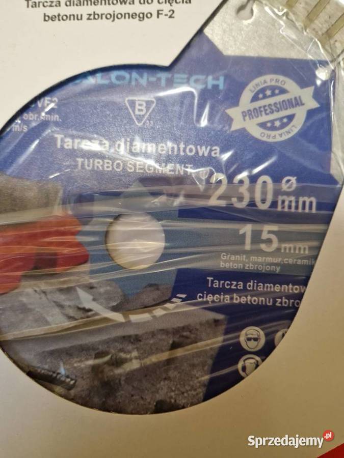 TARCZA DIAMENTOWA 230MM DO CIĘCIA TWARDEGO wielkopolskie