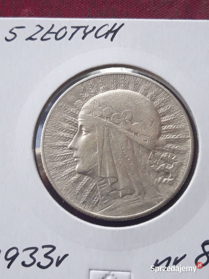 5 Głowa kobiety 1933 r 8 ładna Konin