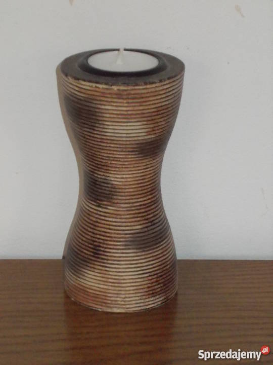 Świeczniki drewniana ozdoba mazowieckie Warszawa