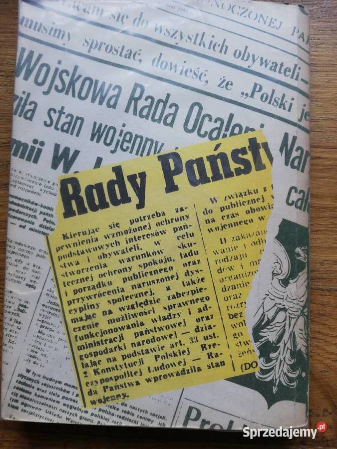 Noc Generała 13 grudnia 1981 Gabriel Meretik małopolskie Kraków sprzedam