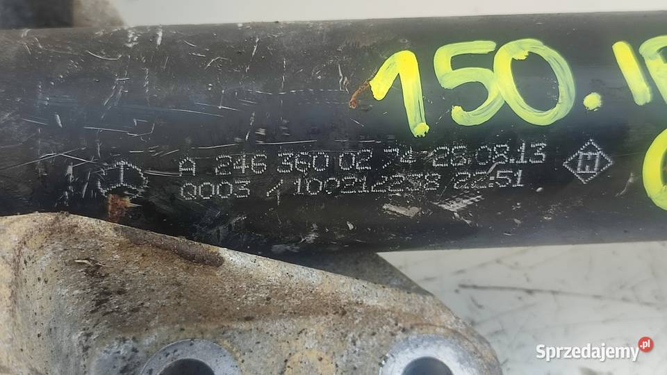 150MERCEDES B KLASA W246 22CDI PÓŁOŚKA PÓŁOŚ osobowe Włoszczowa