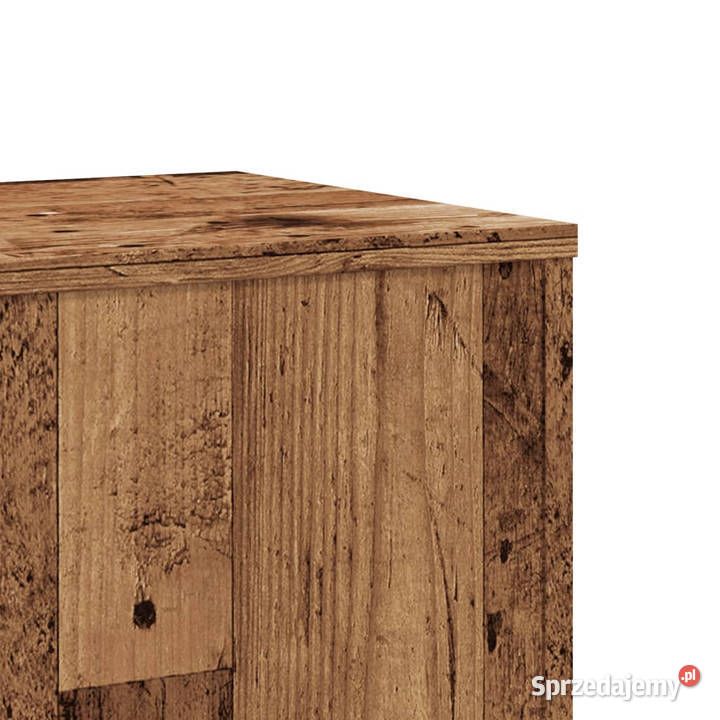 Stojak na rośliny stare drewno 33x33x100 sprzedam