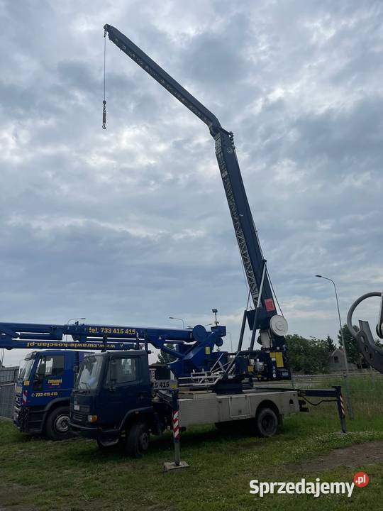 Żuraw Ciesielski dźwig dekarski Klaas K 2834 Kiełczewo