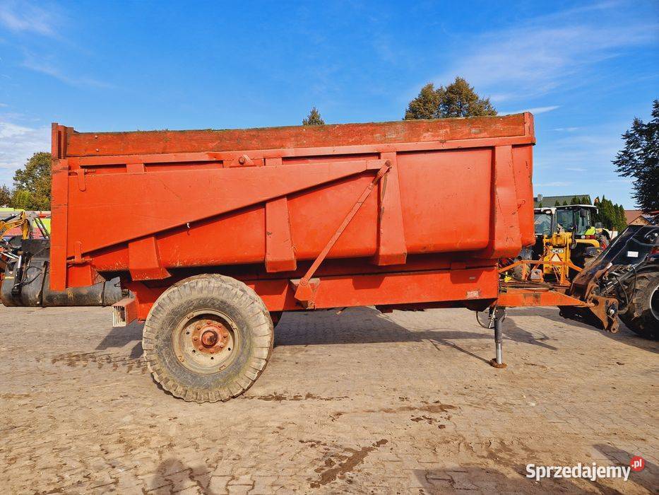 Przyczepa jednoosiowa 8t skorupowa Wywrotka MAM
