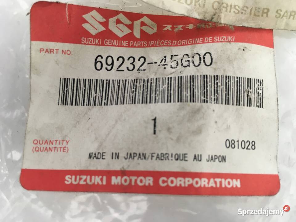 SUZUKI ATV QuadRacer LT450Z 0709 Osłona wahacza Łobżenica