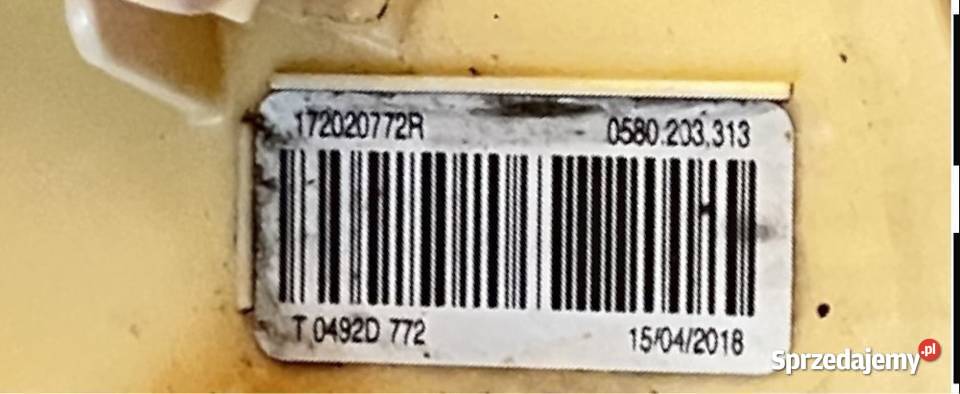 POMPA PALIWA W BAK 172020772R 0580203313 MASTER Katowice sprzedam