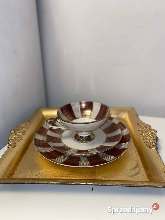 Trio śniadaniowe filiżanka porcelana bavaria Kraków