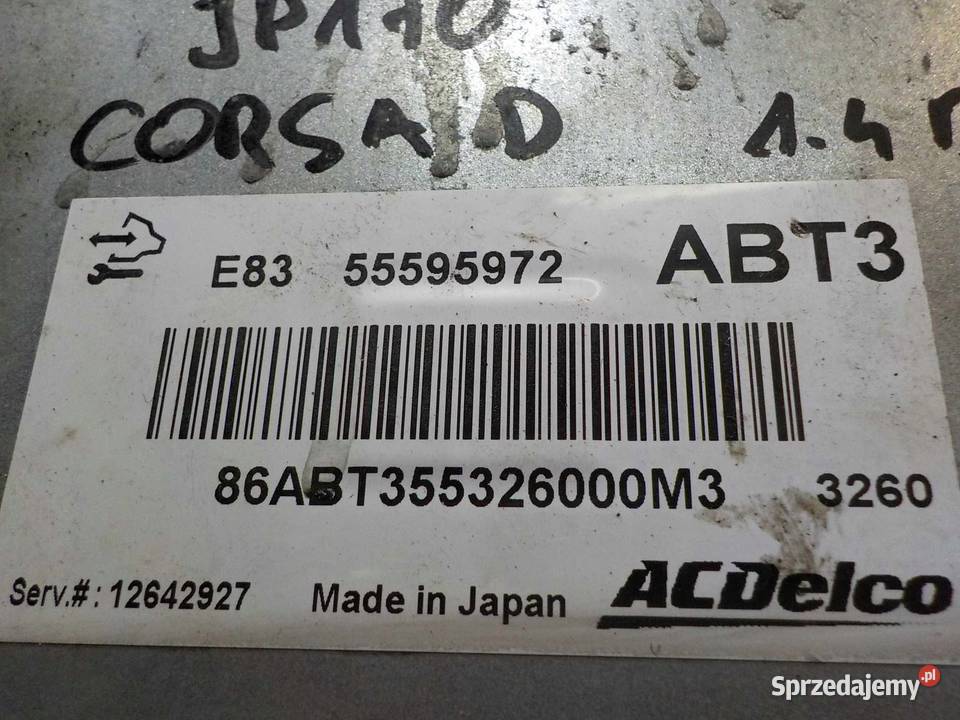 OPEL CORSA D 14 B 13r sterownik komputer silnika Suków sprzedam