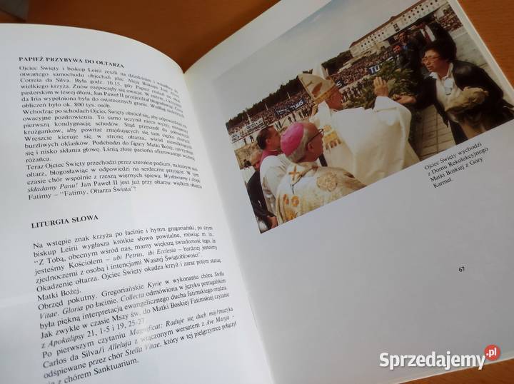 Jan Paweł II pielgrzym fatimski album książka Kielce