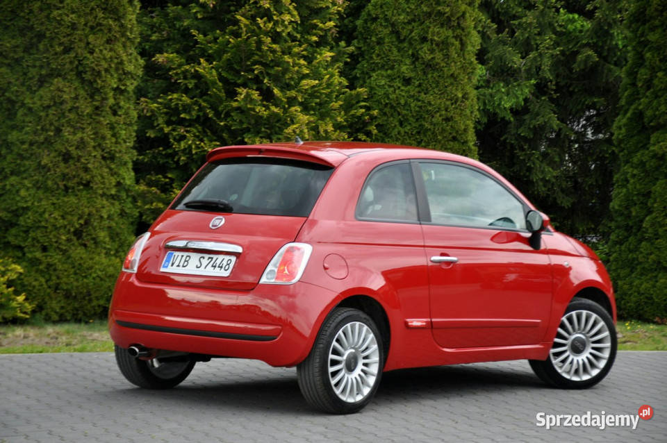 Fiat 500 12i69SkóryKlimatyzacjaChromI elektrochrom. lusterko wst. Ostrów Mazowiecka