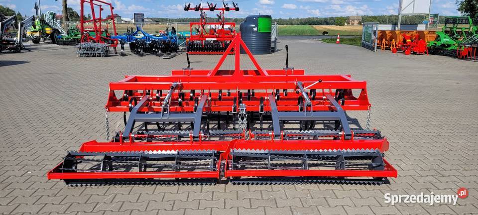 Agregat uprawowy przedsiewny AU EuroMasz Janpol nieuszkodzony Zdany