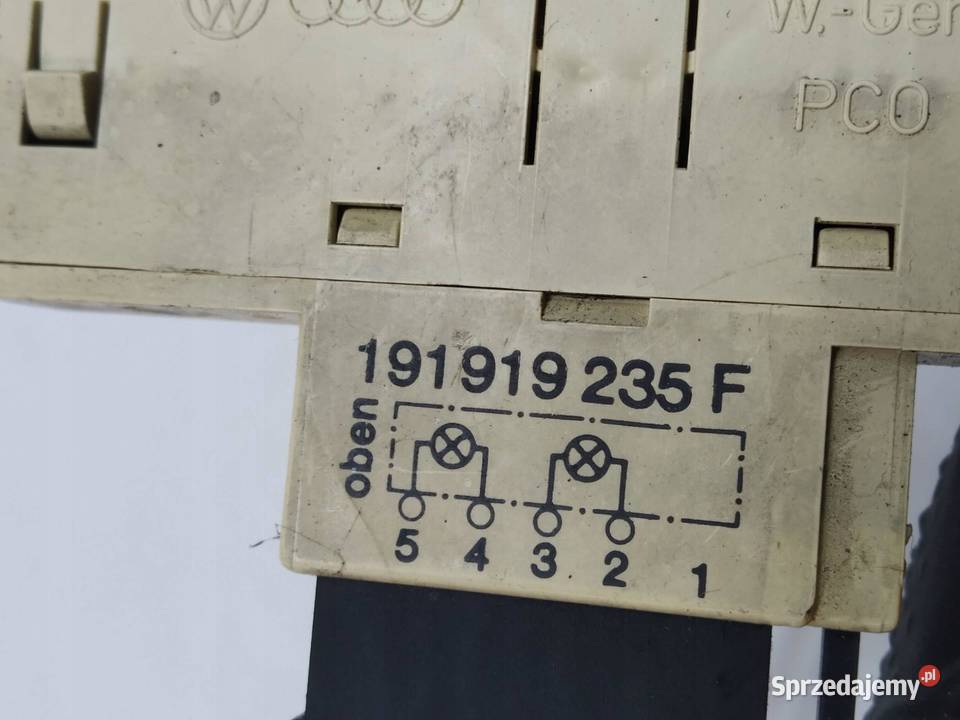 PRZEŁĄCZNIK AWARYJNYCH 191919235F VW Volkswagen